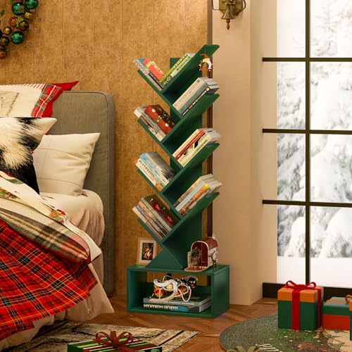 Up to 65% Off SHEEPAM 9-Tier Tree Bookshelf - Image 6