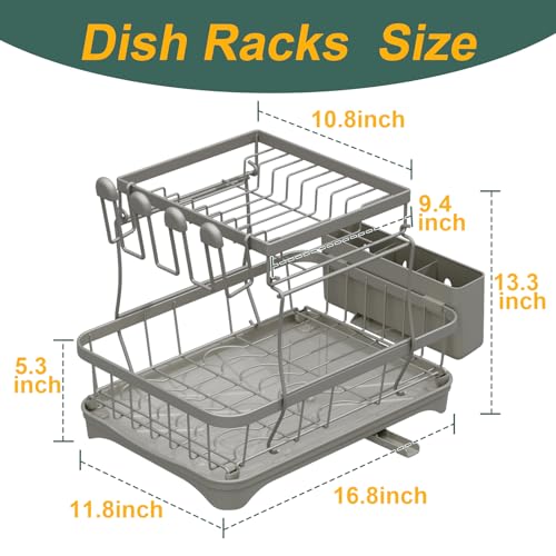 50% Off LIYI Large Dish Drying Rack for Kitchen - Image 4