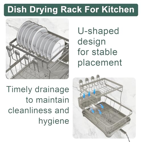 50% Off LIYI Large Dish Drying Rack for Kitchen - Image 5