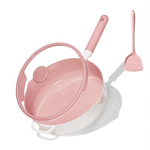 61% Off CAROTE 11 Inch Nonstick Deep Frying Pan - Image 2