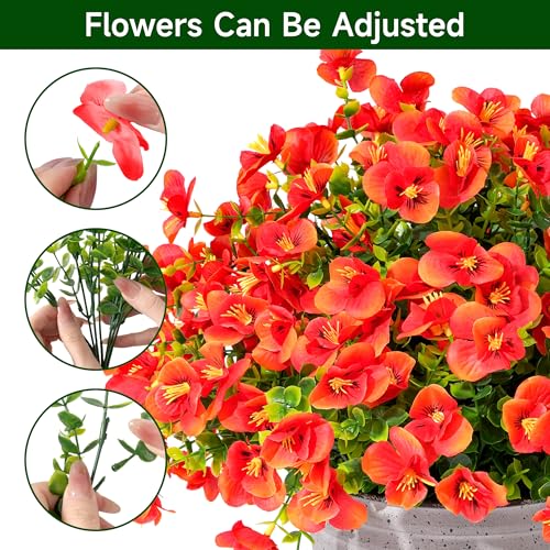 47% Off Vemander Artificial Pansies Flower Set for Outdoors - Image 3