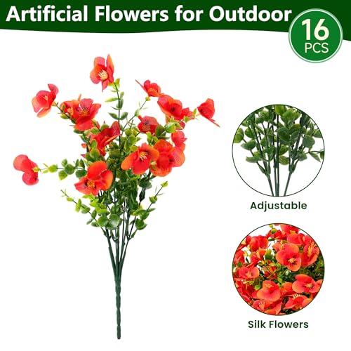 47% Off Vemander Artificial Pansies Flower Set for Outdoors - Image 4