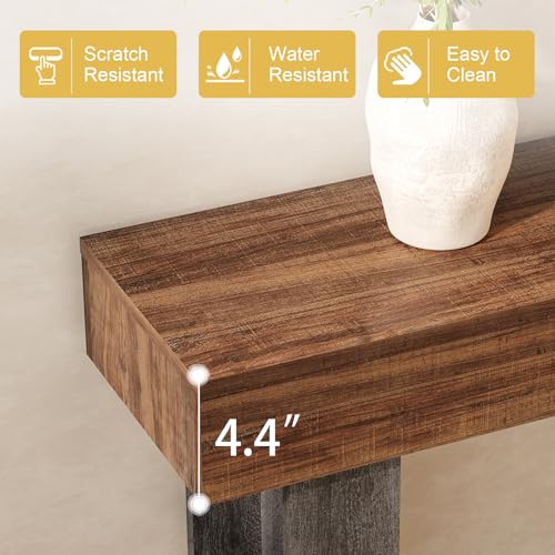 55" Farmhouse Console Table in Grey & Brown - $119.99 - Image 7