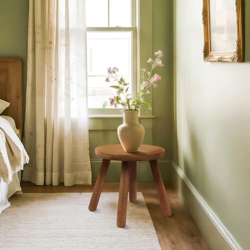 15% Off Round Solid Wooden Step Stool with Code NBMI9QTA - Image 3