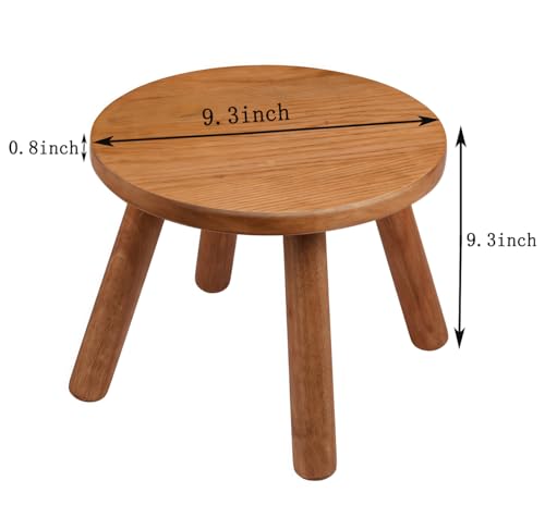 15% Off Round Solid Wooden Step Stool with Code NBMI9QTA - Image 4