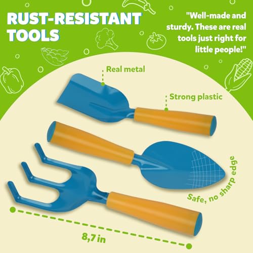 50% Off Kids Gardening Set – Toddler Garden Tool Kit - Image 6