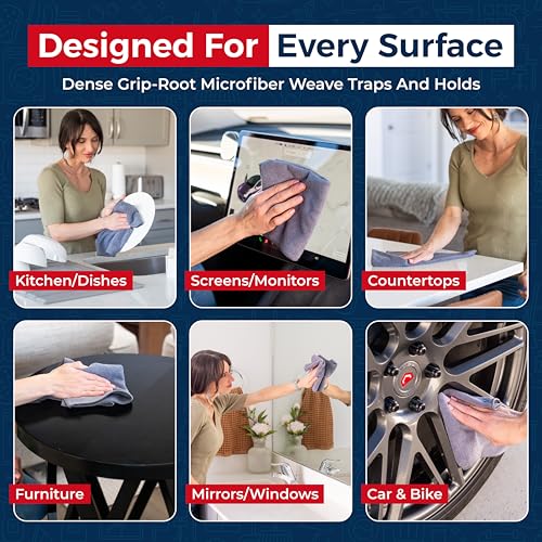 Save 5% on USANOOKS Microfiber Cleaning Cloth 12-Pack - Image 5