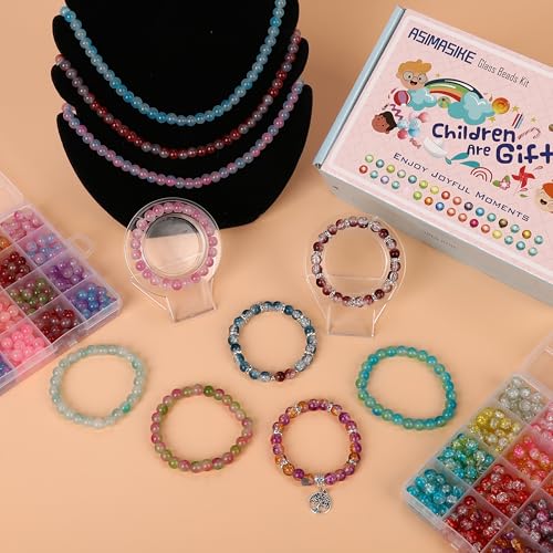 50% Off 1300 Pcs Glass Beads for Jewelry Making - Image 3