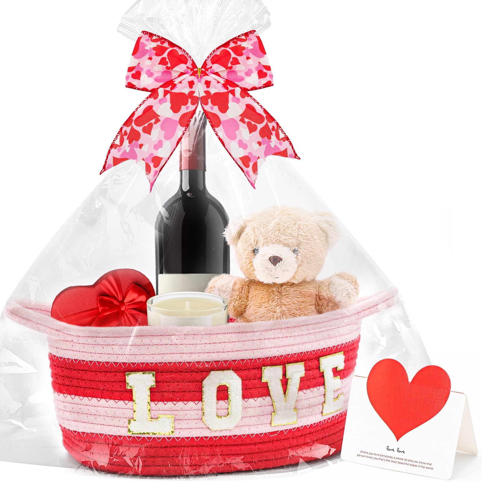 50% Off Baby Gift Basket - Small Woven Rope Basket with Handles