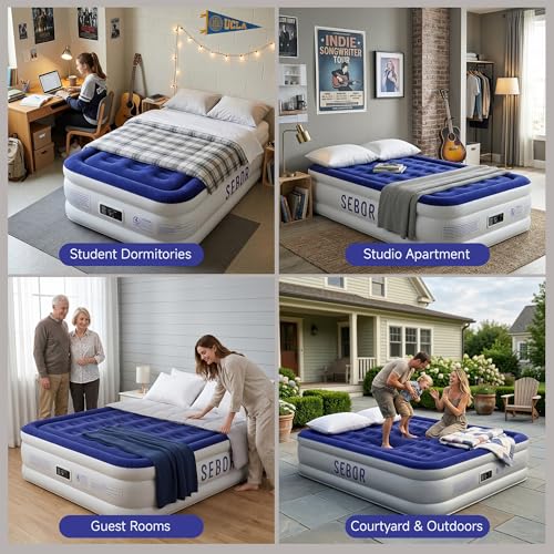 24% Off Sebor Air Mattress Queen with Pump - Image 8