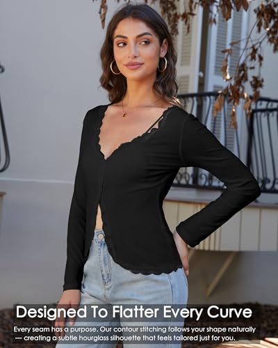 Save 50% on Women's Cropped Ribbed Cardigan - Code E7VQ9LEV - Image 5