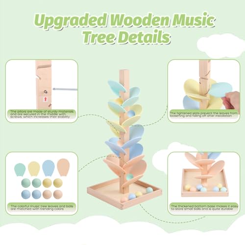 Save $16 on RECEKA Wooden Marble Run Toy, Only $23.99 - Image 6