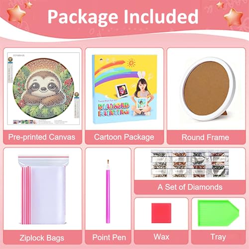 Gemozaic Sloth Diamond Art Kit for Kids, Only $9.99 - Image 5