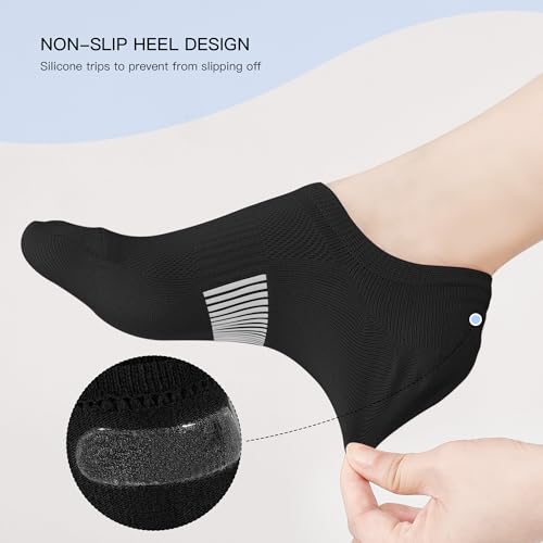 50% Off BUDERMMY Women's No Show Socks 5 Pairs - Image 6