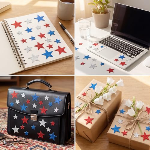 Save 50% on WSICSE 480 Patriotic Foam Star Stickers - Image 6