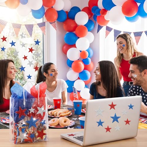 Save 50% on WSICSE 480 Patriotic Foam Star Stickers - Image 7