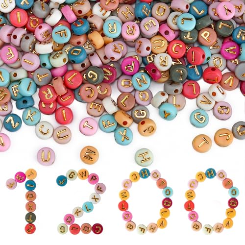 20% Off Gionlion 1200+ Colorful Letter Beads - Image 2