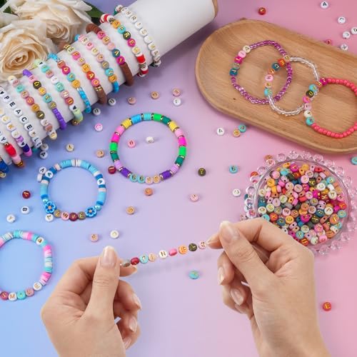 20% Off Gionlion 1200+ Colorful Letter Beads - Image 3