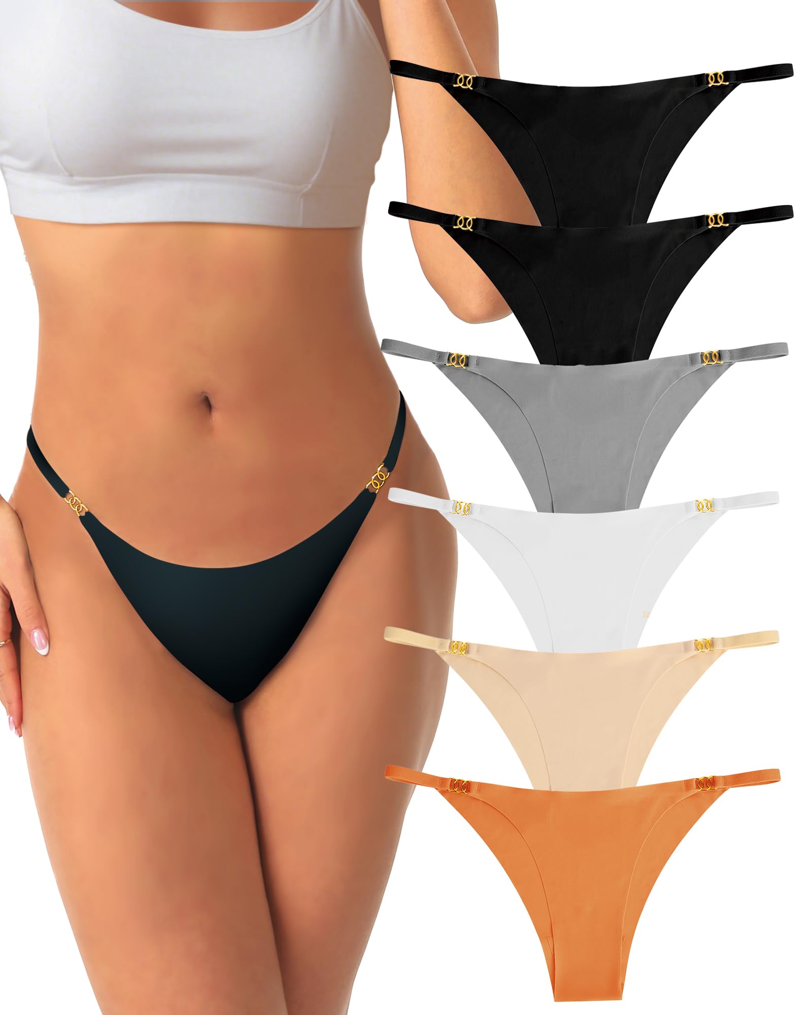 Save 50%: FLYARD 6-Pack Seamless Underwear for Women - Image 1