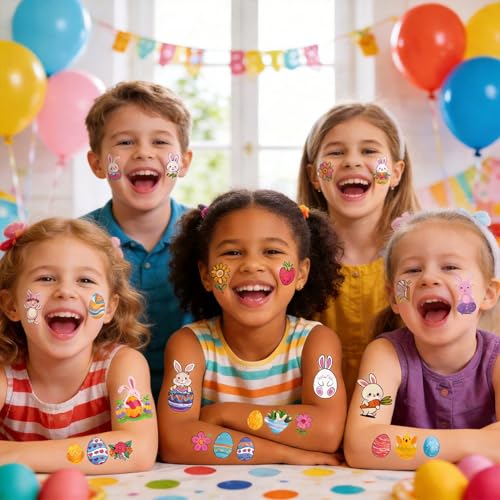 120Pcs Bunny Egg Stickers for Kids - Save 50% with Code - Image 4
