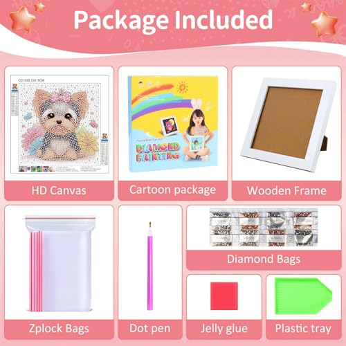 Save 50% on Gemozaic Dog Diamond Art Kit for Kids - Image 5