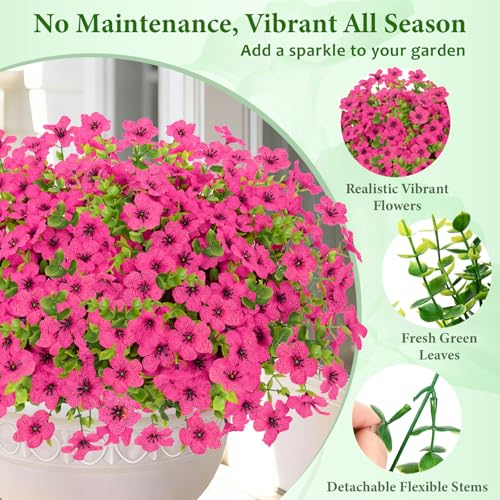 B6PLPQC3: 50% Off Elyum Artificial Outdoor Flowers - Image 5