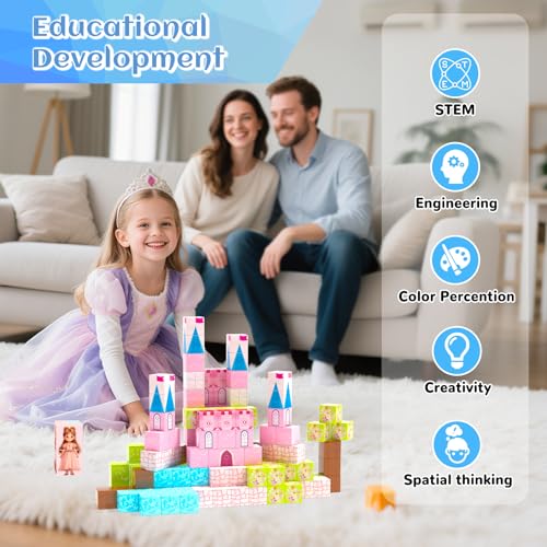 33% Off Hiwawind Princess Magnetic Building Blocks - Image 7