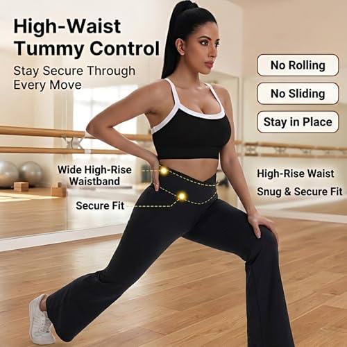 Clip 10% Off + Code: Women's Flared Yoga Leggings - Image 6