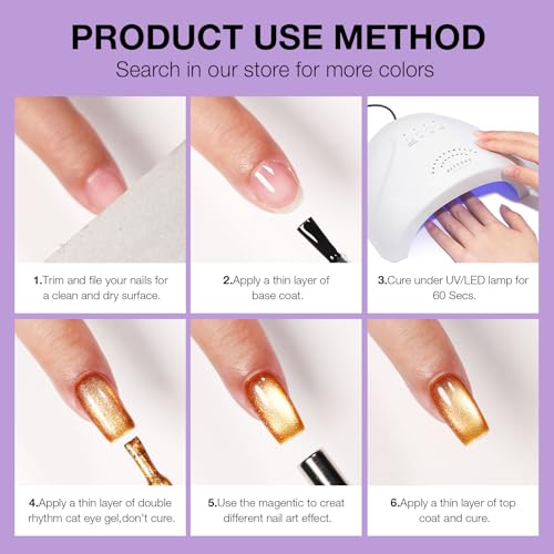 Save with Code: Cat Eye Gel Nail Polish 12ml - Image 6