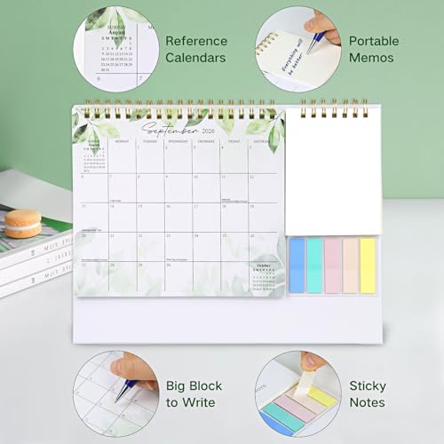 Save 65% on 2026 Desk Calendar with Sticky Notes - Image 4