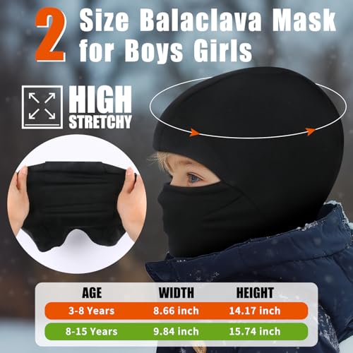Kids Balaclava Ski Mask 2 Pack – Windproof & Warm - Image 3