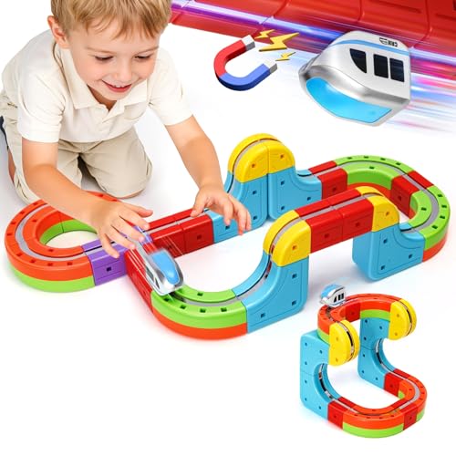 50% Off Magnetic Train Set for Kids with Vertical Climb - Image 2