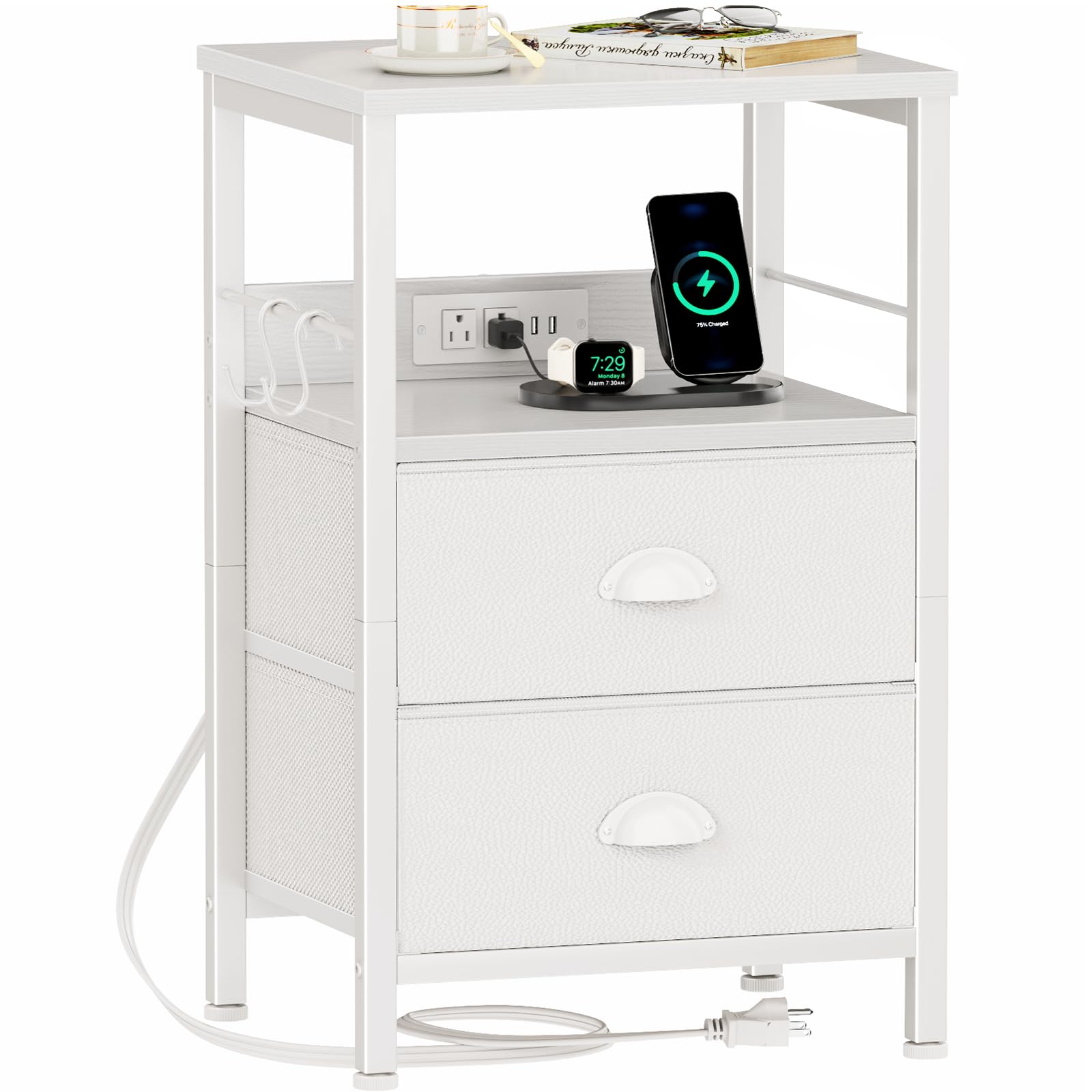 30% Off Furologee Nightstand with Charging Station - Image 1