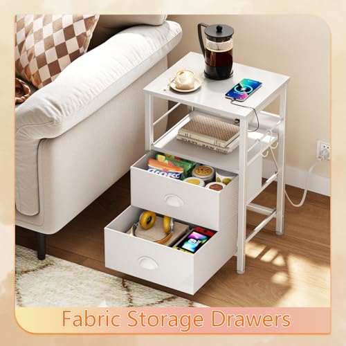 30% Off Furologee Nightstand with Charging Station - Image 7