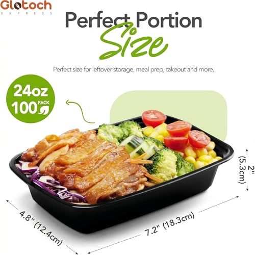 48% Off Meal Prep Containers 100 Pack (200-Piece) Reusable - Image 4