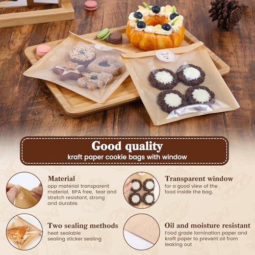 50% Off HONKID 100 Pack Cookie Bags with Stickers - Image 5