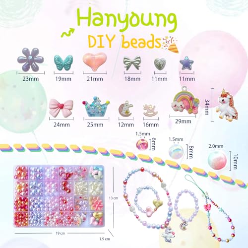 50% Off Hanyoung 520pc Pastel Unicorn Beads Kit - Image 3