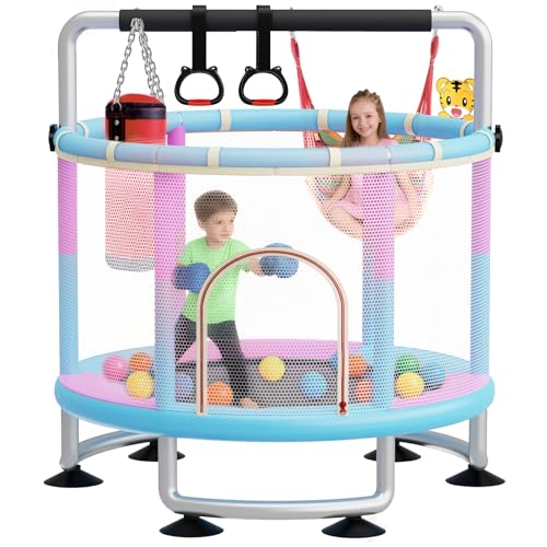 43% Off CYlively Kids Trampoline with Fun Extras - Image 2