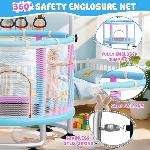 43% Off CYlively Kids Trampoline with Fun Extras - Image 3