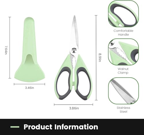 50% Off Heavy Duty Kitchen Scissors Set with Code FVDWCCKH - Image 3