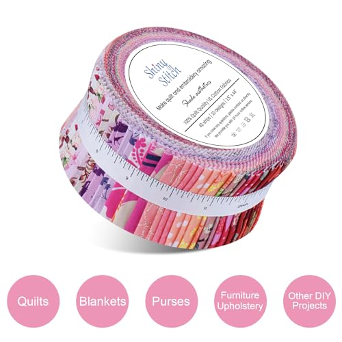 Save 40% on ShinyStitch Cotton Jelly Roll Fabric Strips - Image 4