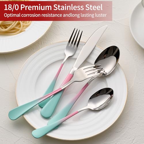 20-Piece Colorful Flatware Set on Sale at 50% Off $32.99 - Image 4