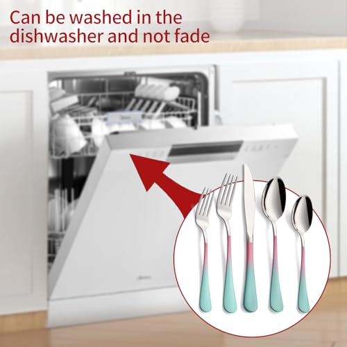 20-Piece Colorful Flatware Set on Sale at 50% Off $32.99 - Image 6