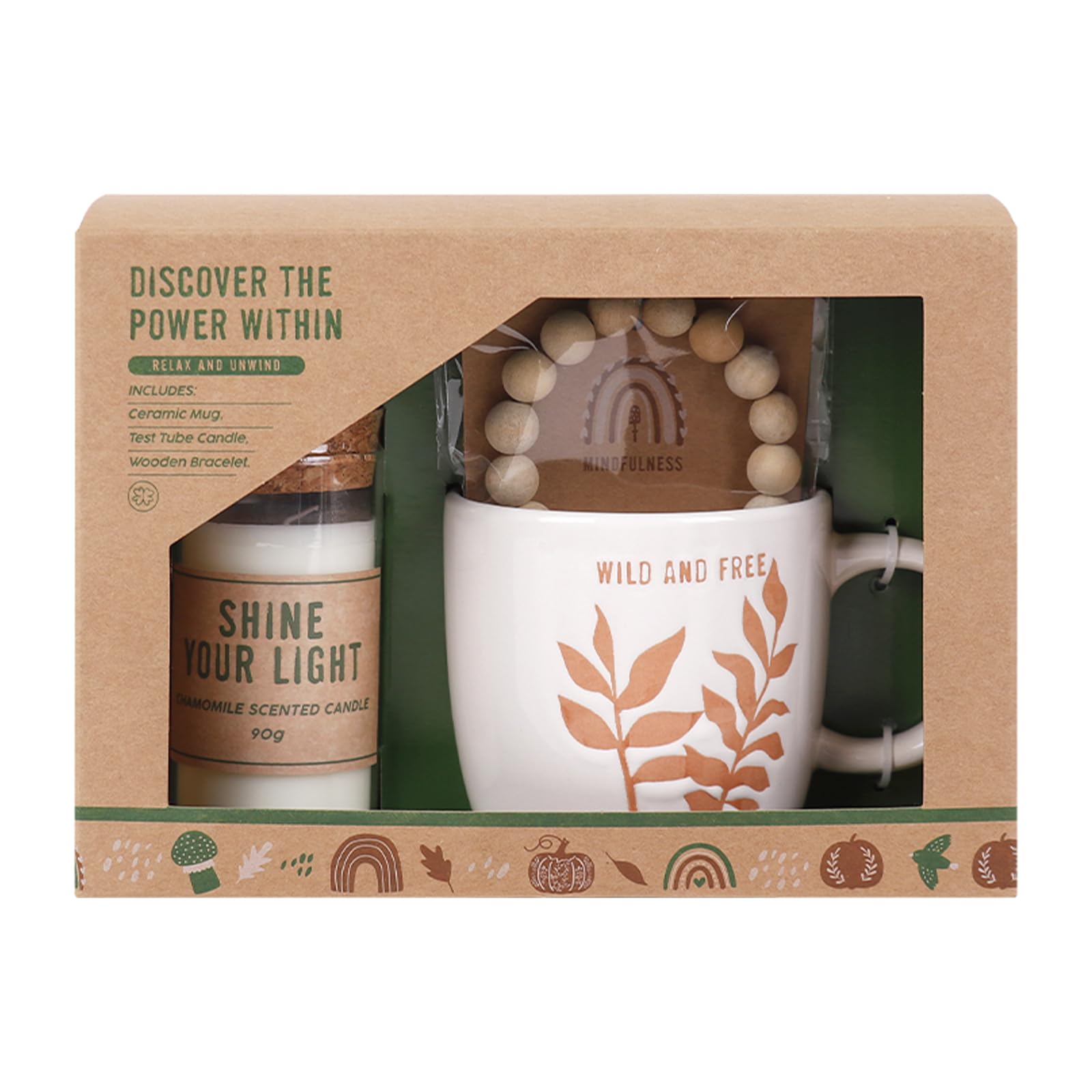 50% Off Meditation Gift Set: Cup, Bracelet & Candle - Image 1