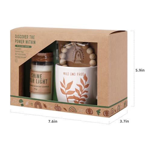 50% Off Meditation Gift Set: Cup, Bracelet & Candle - Image 3