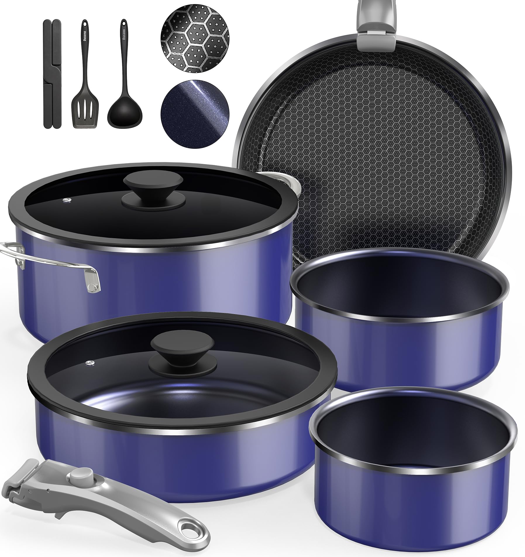 50% Off Pro DUXANO 12-Piece Nonstick Cookware Set - Image 1