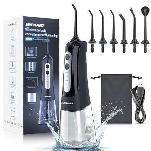 50% Off INSMART Wireless Dental Water Flosser with 10.1 oz Tank - Image 2