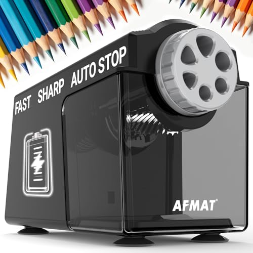 40% Off AFMAT Electric Pencil Sharpener for Classroom - Image 2