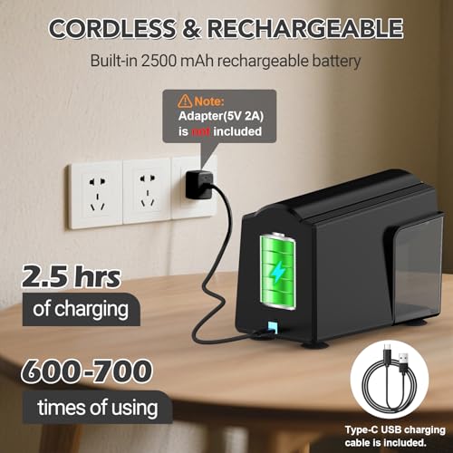 40% Off AFMAT Electric Pencil Sharpener for Classroom - Image 7