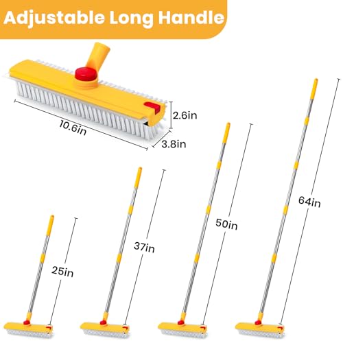 50% Off REEWII 64in Floor Scrub Brush with 3-in-1 Tool - Image 6